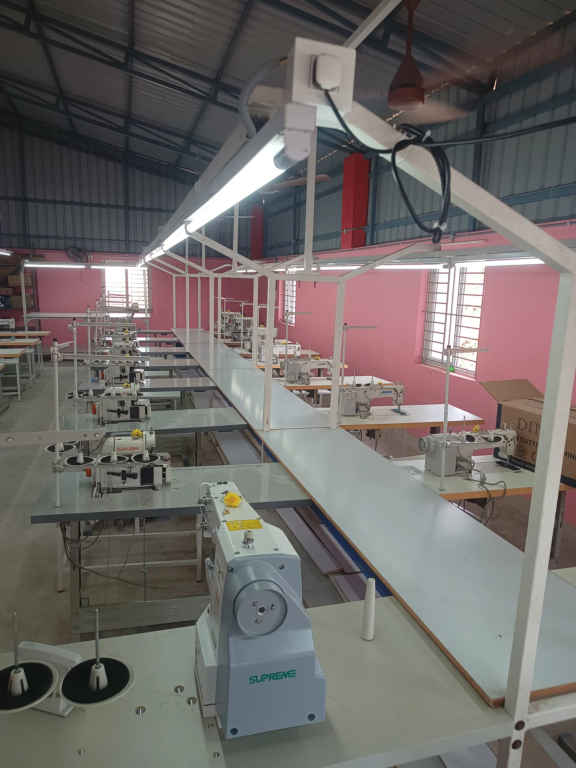 Line Production Table — view 2