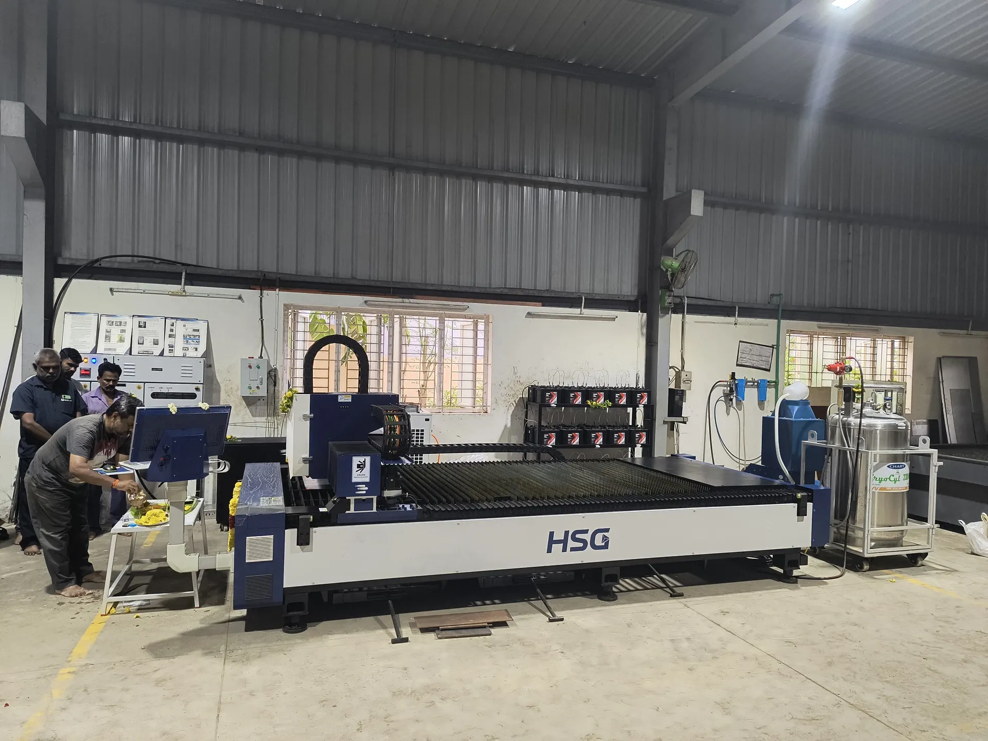 3 kW fiber laser cutting machine